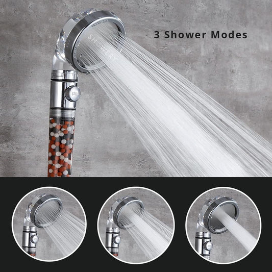 EcoFlow Shower Head - Original Water Saving High Pressure Shower Head with 3 Spray Settings - Standard All Showers Types