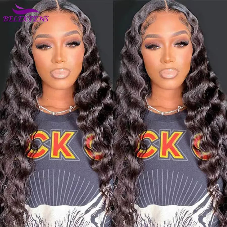 Tissage Humain Hair Deep Wave 20 22 pouces Tissage de Cheveux Brésiliens 100 % Humains Bundles Human Hair Extensions Cheveux Tissage Bouclé Cheveux Humain Livraison 3 Jours